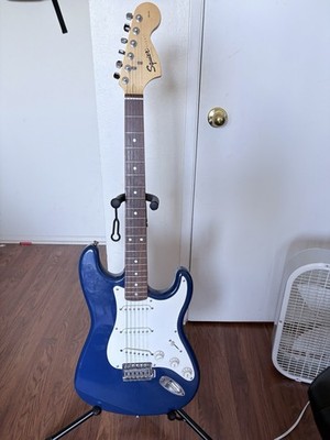 Squier Affinity Strat Blue Electric Guitar Solid Body 6 String Right-Handed