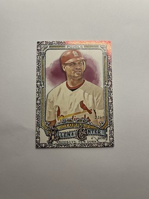 Albert Pujols # d/5 Red Foil Filigree 2025 Allen & Ginter #1 SSP Cardinals B4