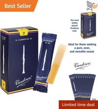 Bb Clarinet Reeds Strength 2 Box of 10 Professional Cane Flexible Response