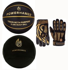 Powerhandz Weighted Anti-Grip Basketball Training Gloves Youth