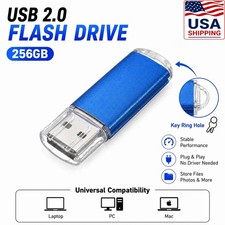 USB 2.0 Memory Stick Flash Pen Drive 256GB  High Speed BackUp