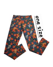 LuLaRoe Disney Leggings With Bambi Thumper "Fun Forest" Print OS