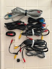 RCA Cable Lot Excellent Condition RGB Audio V...