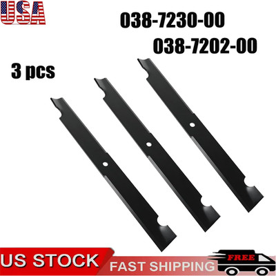(3) Lawn Mower Blades Fits Bad Boy Models 038-7220-00, 038-7230-00