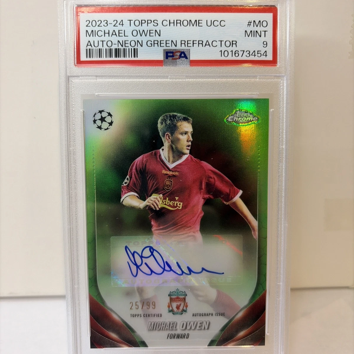 Michael Owen 亲笔签名足球体育交易卡和配件| eBay
