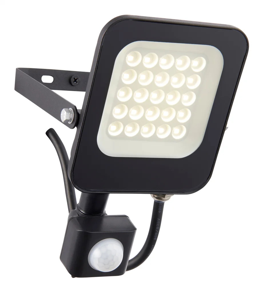 Outdoor Light Black Guard 20w LED Floodlight IP65 1800lm 4000K Cool White