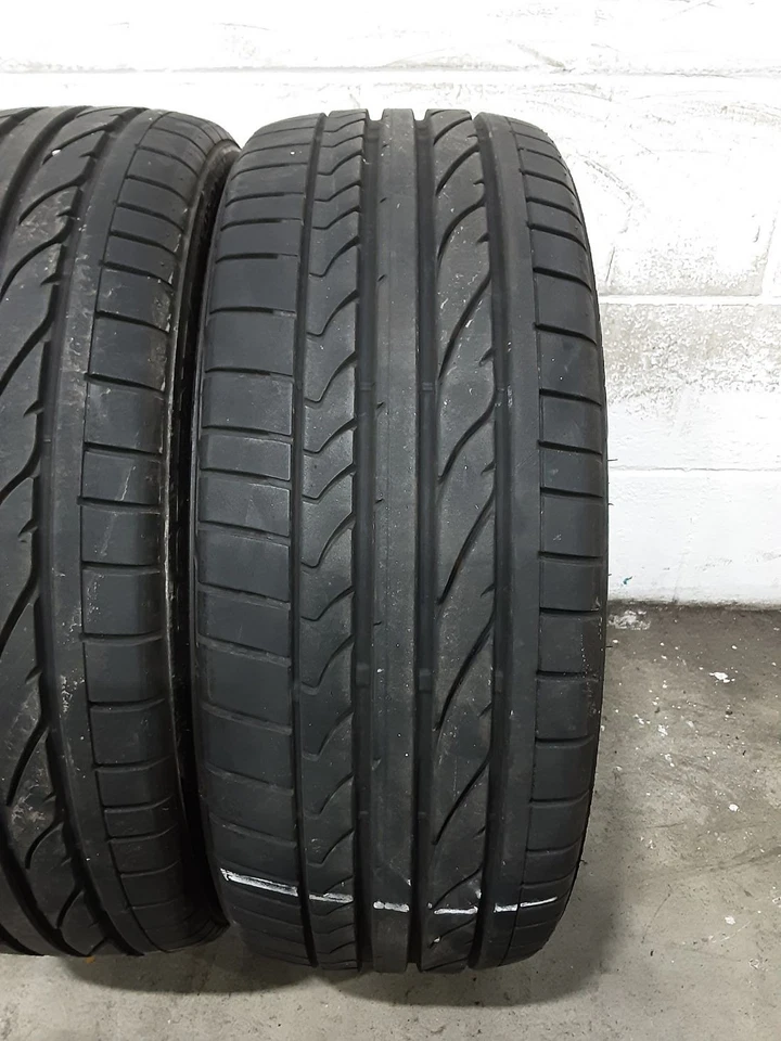2x P205/45R17 Bridgestone Potenza RE050A 8/32 Used Tires - Image 3 of 4
