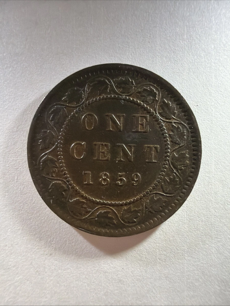 Canadian Large Cent 1859 for sale | eBay