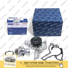 Pierburg Engine Water Pump&MAHLE Thermostat Kit For Mercedes Benz W204 M272 W211