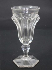 UNUSUAL ANTIQUE WINE GLASS - Sherry glass -rummer