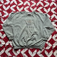 Vintage Northern Reflections Nature Crewneck Green Distressed 90s XL