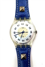 Orologio Swatch CIEL GK178 NUOVO con cassa e documenti 1990 Gents NOS batteria nuova