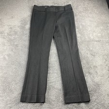 EXPRESS Editor Trousers Straight Leg Women 0R Gray