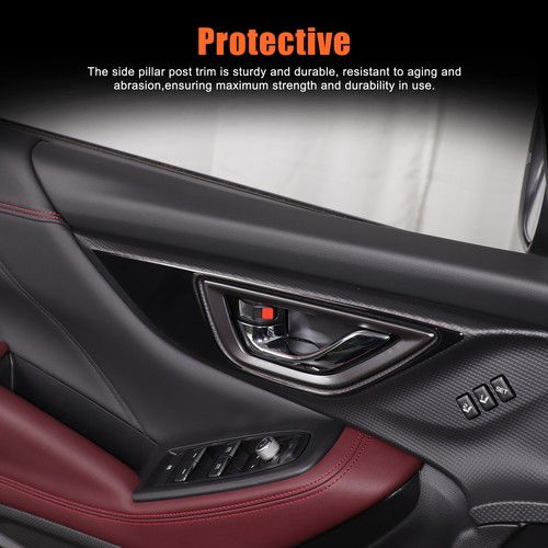Glossy Piano Black Inner Door Handle Sticker For Subaru Forester SK 2024 - Picture 5 of 24