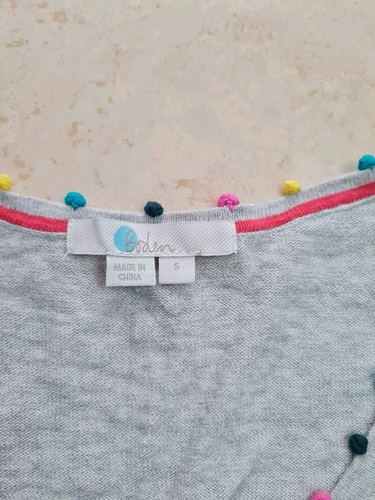 BODEN Livia RELAXED Jumper GREY SIZE S RRP £70 BRAND NEW T16 - Picture 7 of 8