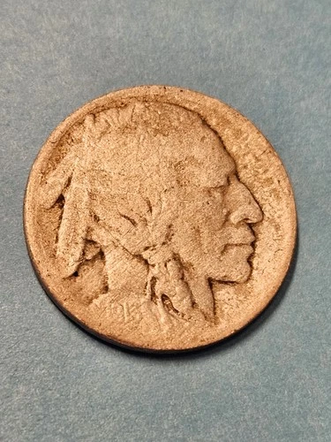 1913 S Type 1 Restored Date Buffalo Nickel - Free Shipping- A411