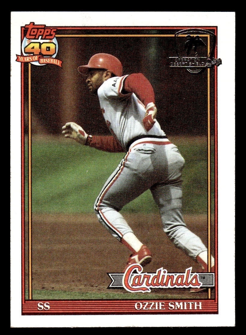 1991 Topps Desert Shield Baseball #130 Ozzie Smith NM *f1