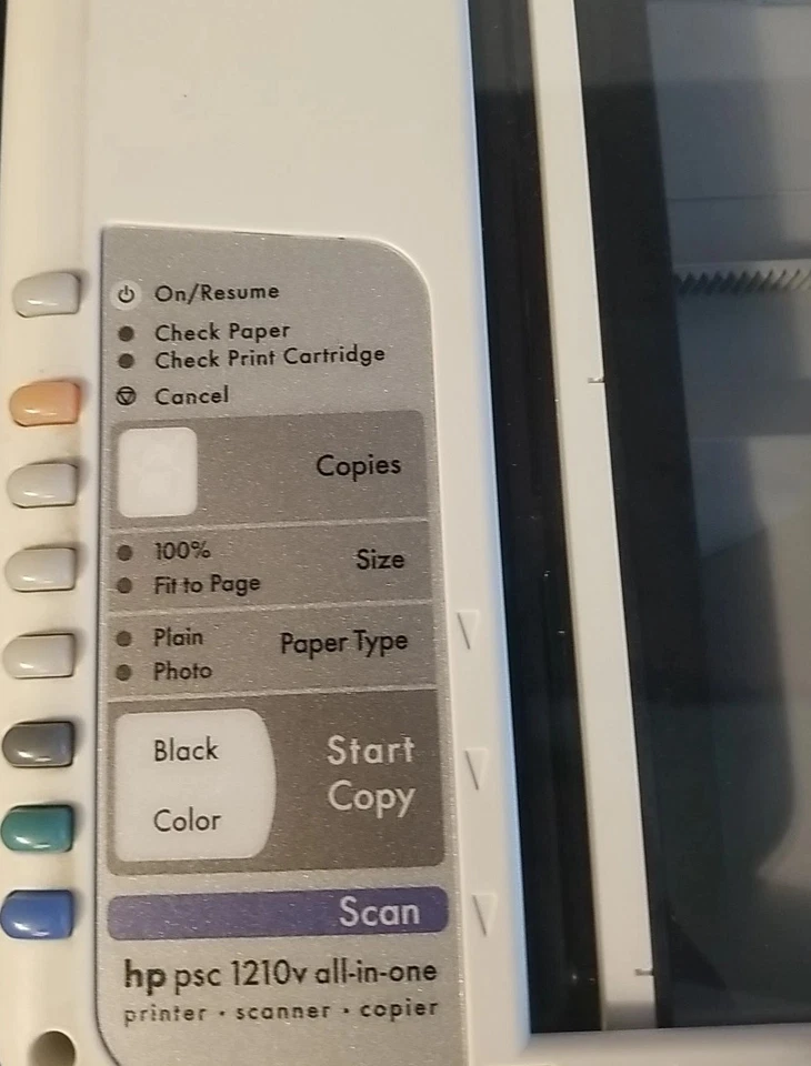 Hp Psc 1210 All In One Printer No Chords - Image 2 of 3