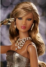 INTEGRITY TOYS NUFACE Optic GOLD Nadja Rhymes Dressed Doll NRFB JASON WU