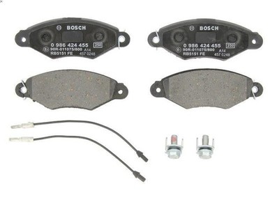 Brake Pad Set, Disc Brake for Bosch 0 986 424 455 XSARA (N1) 1.4 1997-2005