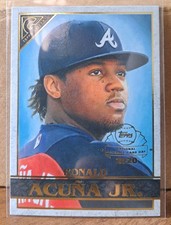 2020 TOPPS GALLERY PREVIEW CARD BASEBALL CARD DAY BRAVES RONALD ACUNA JR #GP-2