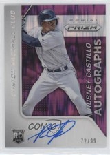 2015 Panini Prizm Auto Purple Flash Prizm 72/99 Rusney Castillo #39 Auto 0j7g