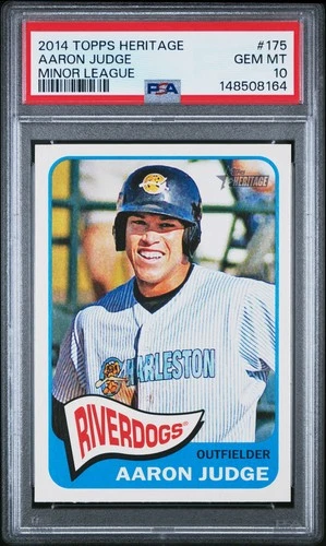 2014 TOPPS HERITAGE MINORS #175 AARON JUDGE - PSA 10