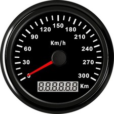 85MM Tachimetro GPS Auto Barca 0-300Km/H Contachilometri per Auto Camion Moto