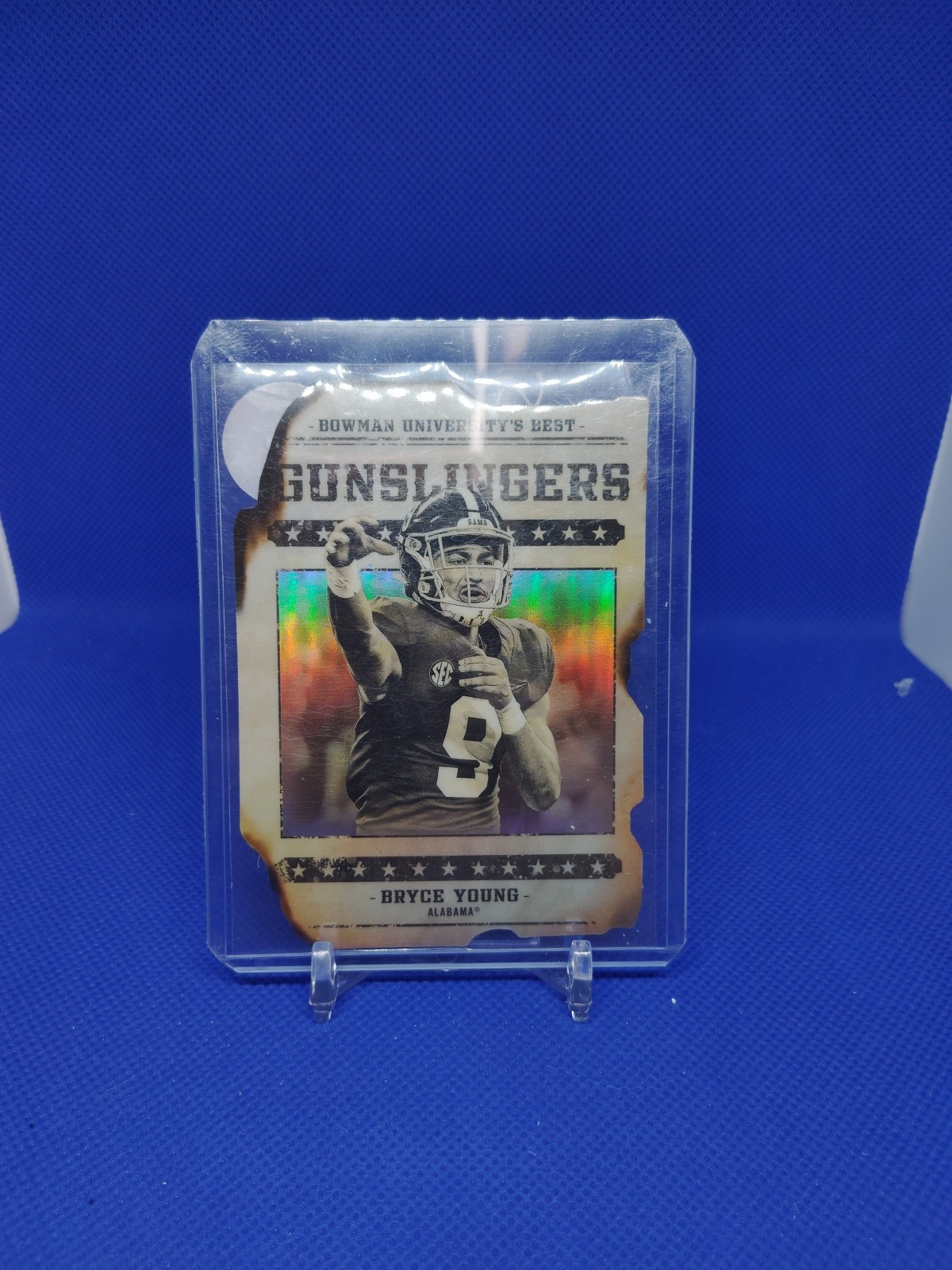 2022-23 Bowman's Best University - Gunslingers & Bandits Die-Cut Bryce Young(RC)