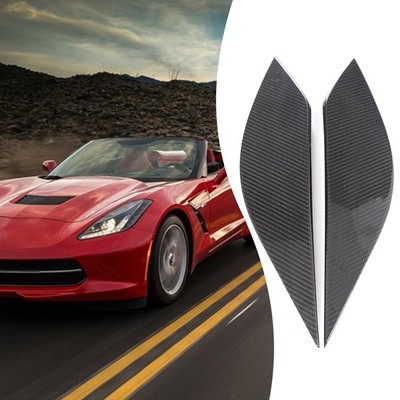 Echtes Carbon Scheinwerfer Augenbraue Für Corvette C7 2014-2019