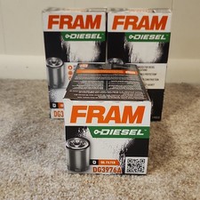 Fram Diesel Oil Filter DG3976A. 3 Brand New F...