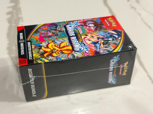 NEW Pokémon Trading Card Game Mega Evolution Chaos Rising Booster Bundle 6 Packs - Picture 2 of 6