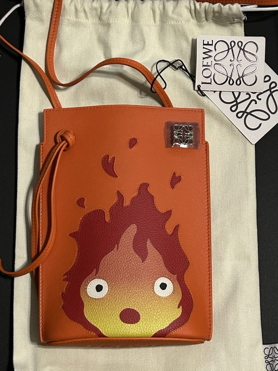 Loewe Howl's Moving Castle CALCIFER Dice Pocket Bag - NEW WITH BOX