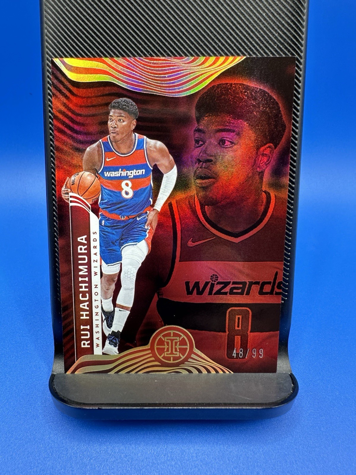 2021-22 Panini Illusions Trophy Collection Red 48/99 Rui Hachimura #69