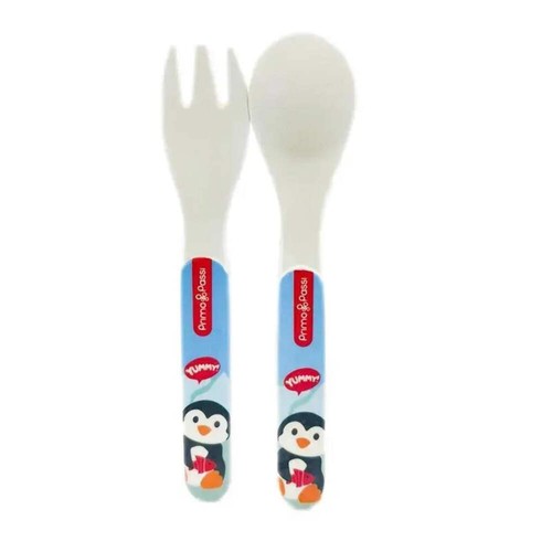 Primo Passi Kids Bamboo Dinnerware Set - Winter Friends - Picture 4 of 9