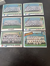 Toronto Blue Jays, Montreal Expos Team Checklists
