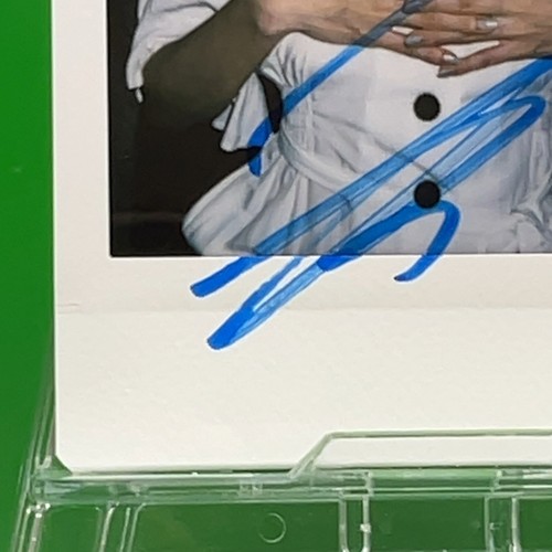 JULIA Polaroid carta Cheki firmata autografata carta fotografica TCG Giappone quasi nuova camera inattiva - Foto 11 di 17