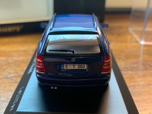 MINICHAMPS - 1:43 MERCEDES C-CLASS, T-MODEL, 2001, JASPIS BLUE- DIECAST - Picture 8 of 9