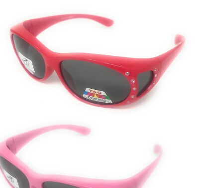 POLARIZED Cover Put Fit over Sunglasses wear Rx glass Fit Driving UV400 KRS2866P
