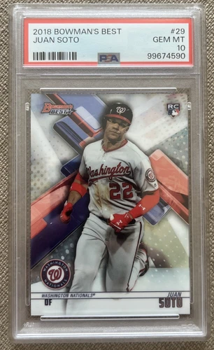 2018 Bowman's Best Juan Soto #29 PSA 10