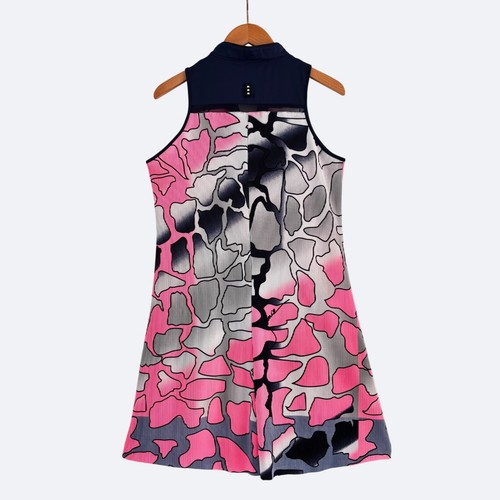 Jamie Sadock Golf Dress Size M Sleeveless Pockets Animal Print Pickleball - Picture 2 of 10
