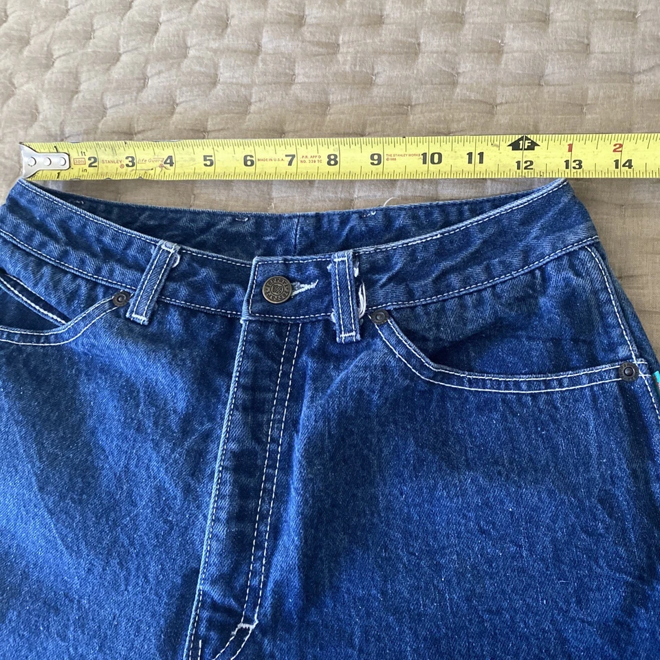 Pantalones de mezclilla Ferrari vintage para mujer talla 26 cintura alta cónicos años 80 de colección Foto 4 de 4