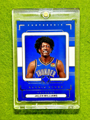 Jalen Williams PHOTOGENIC ROOKIE CARD Jersey #8 OKC RC  2022 Panini ROOKIE FOCUS