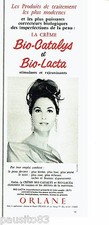 PUBLICITE ADVERTISING 106  1964  Orlane  cosmétiques crèmes Bio