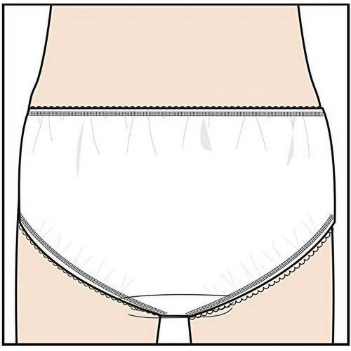 Girls 7pr Squish Mallows Panties, Size 8 - Picture 4 of 5