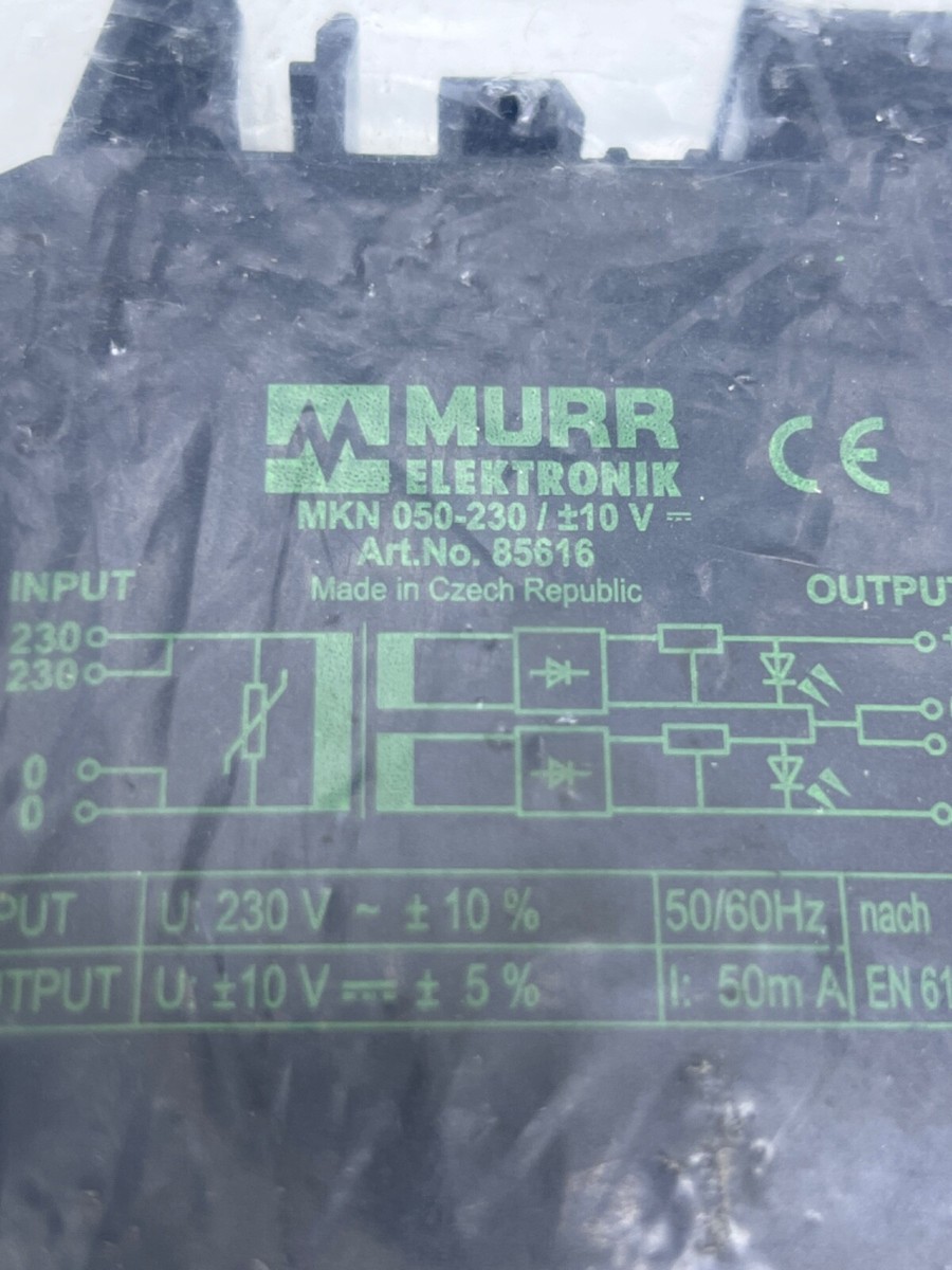 MURR ELEKTRONIK 85616 MKN 050-230 | eBay