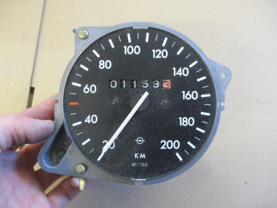 Opel Rekord D Manta Ascona A Tacho Tachometer Speedometer W=788 Generalüberholt - Bild 4 von 4