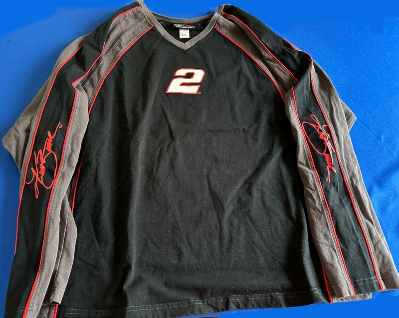 Miller Lite Kurt Busch Long Sleeve 2XL Shirt - Great quality heavy shirt