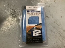 Polishing Bonnet Microfiber Carrand Wax Polish 2-pack 9-10 Inch AutoSpa New