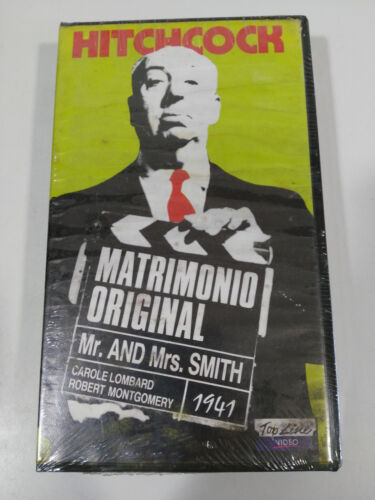 Hitchcock Marriage Original Mr and Mrs Smith VHS Tape Spanish New - Picture 1 of 3
